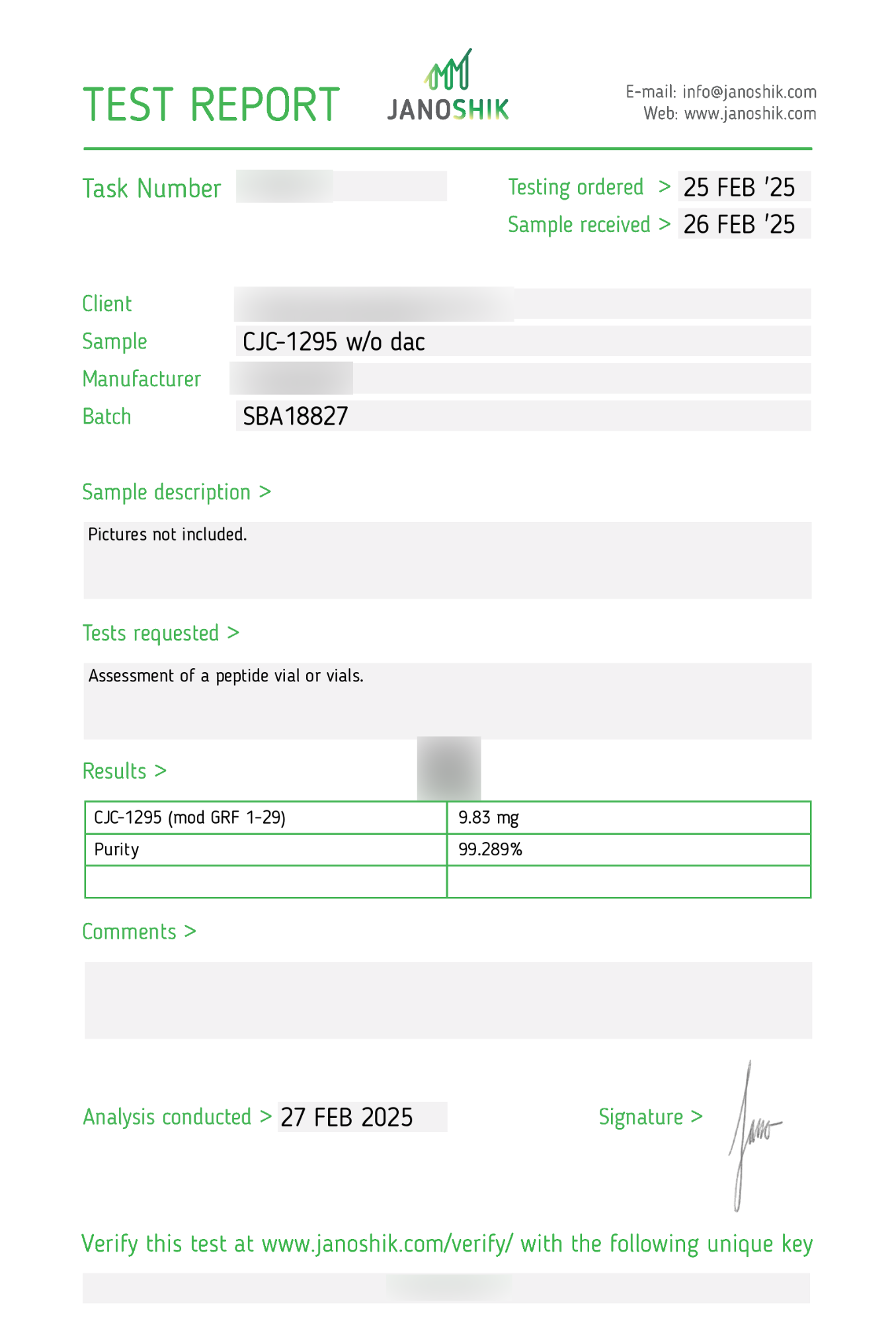 CJC-1295 sans DAC